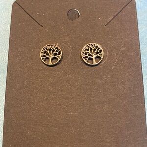 Tree of Life Earrings Metal​